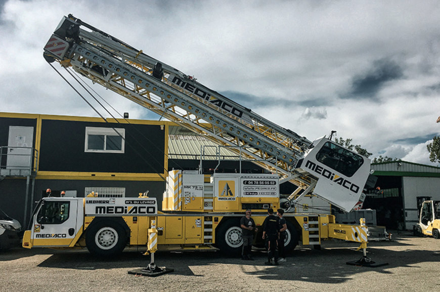 Suite à cette nouvelle commande : Mediaco va bénéficier de la plus large flotte de grues MK Liebherr